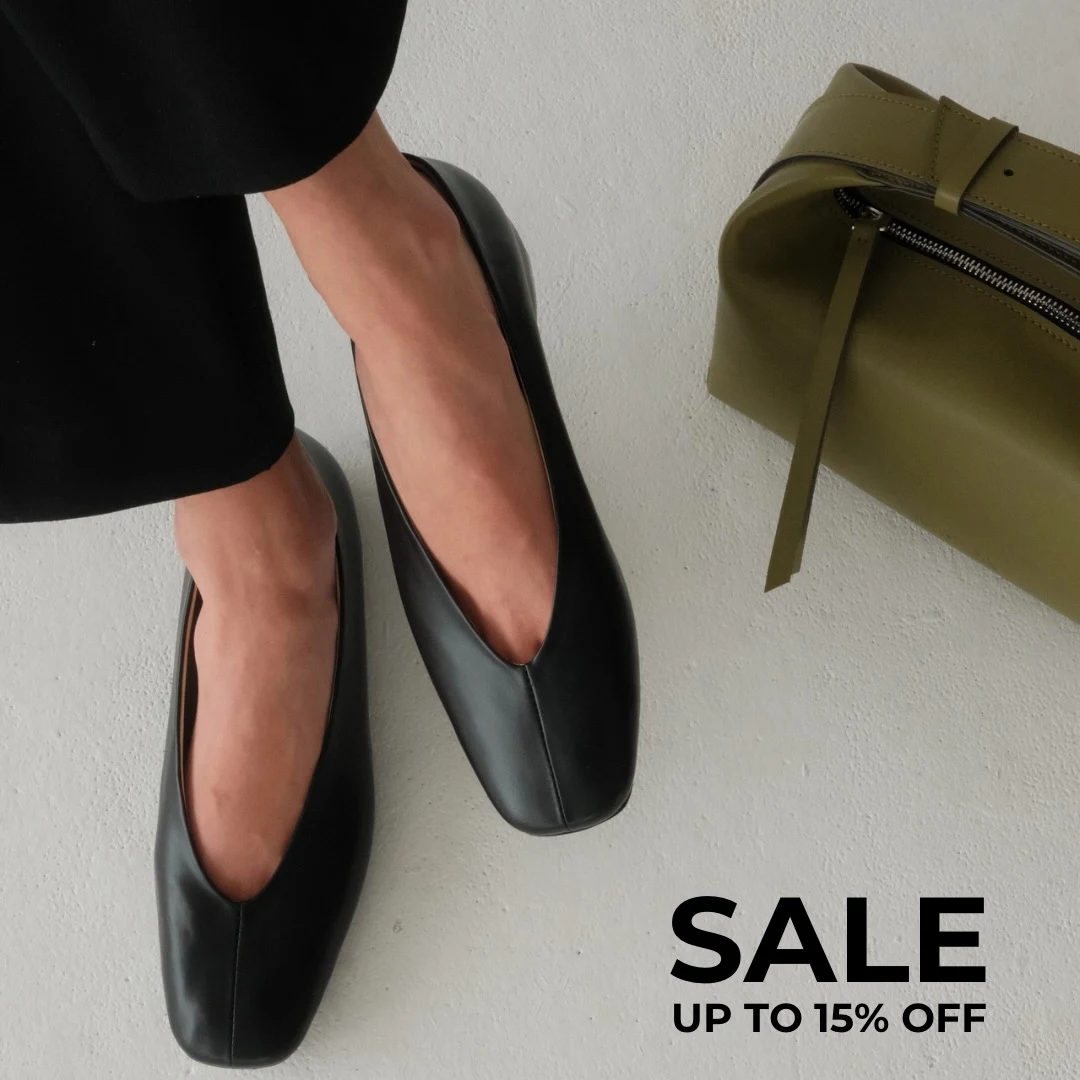 Leather Ballerinas, alternative view