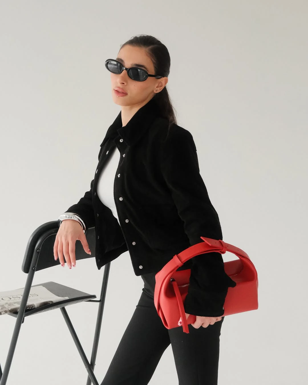 Signature Bag in Red, alternate view