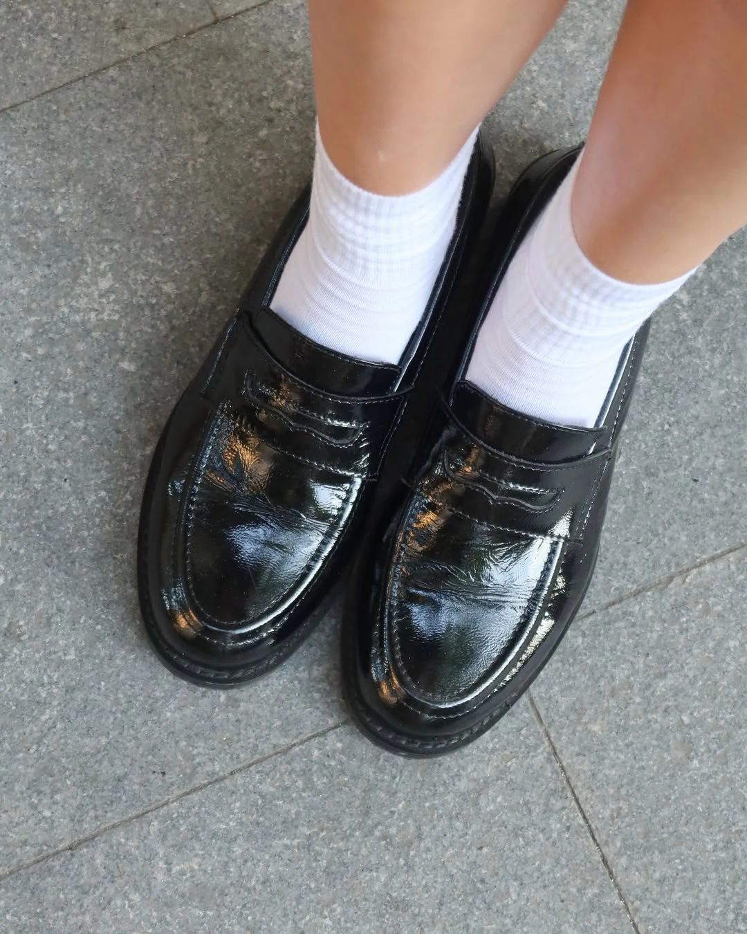 Classic Leather Loafers, Black
